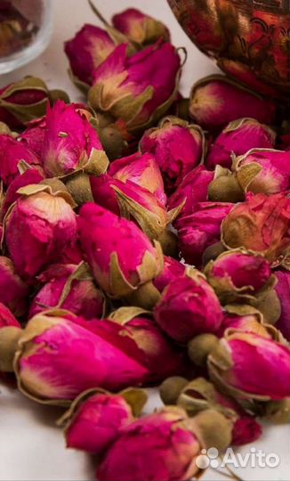 Бутоны розы сушёные