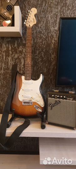 Электрогитара fender с комбоусилитилем
