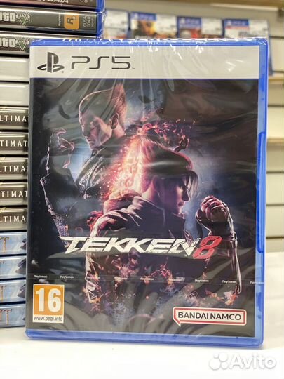 Диски на playstation 4 ps5 MK11 UFC Tekken 8 SF 6
