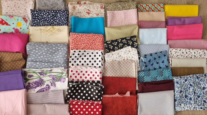 Отрезы хлопка для пэчворка
