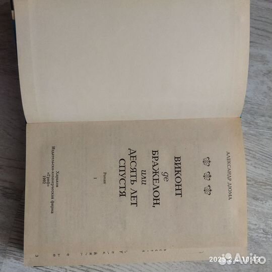 Роман Виконт де Бражелон или десять лет спустя