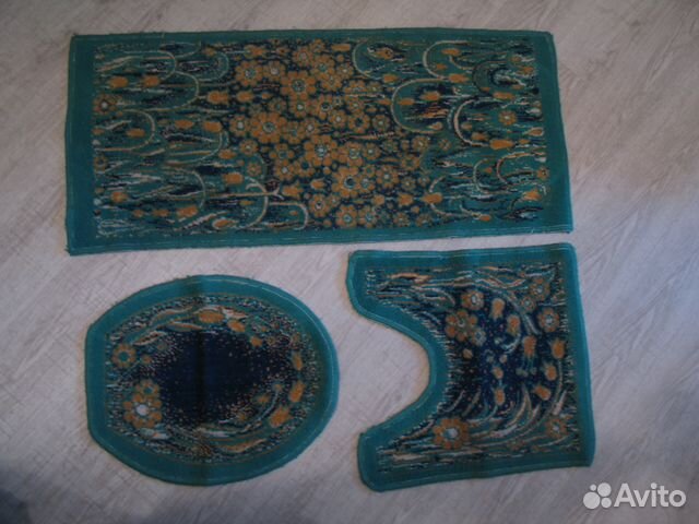 Коврики и накидки в туалет и ванную (шерсть )