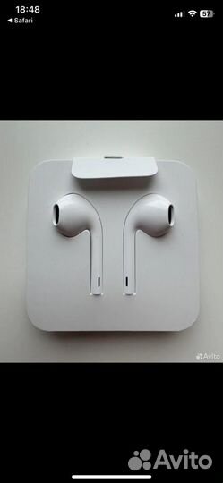 Наушники оригинал Apple EarPods Lightning