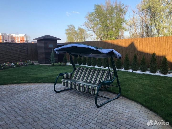 Садовые качели новые 350 кг
