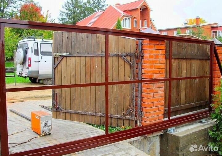 Каркас для откатных ворот