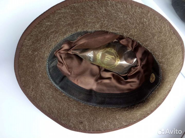 Шляпа мужская фетр винтаж