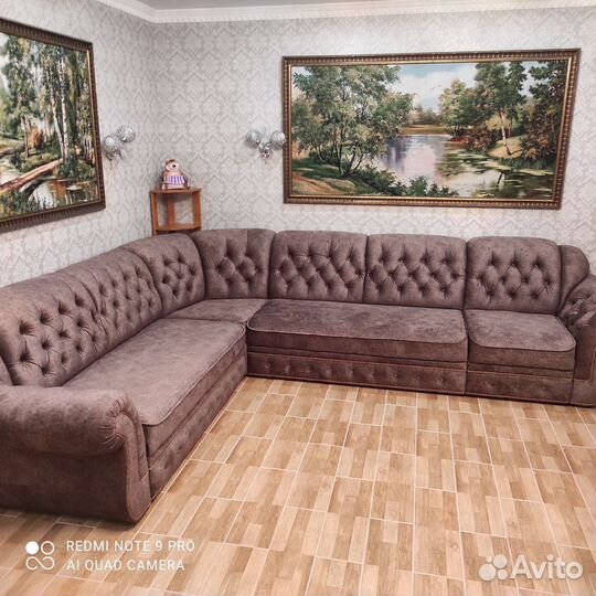 Перетяжка мягкой мебели в мастерской