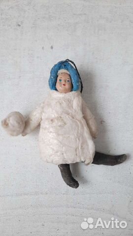 Ватные елочные игрушки СССР