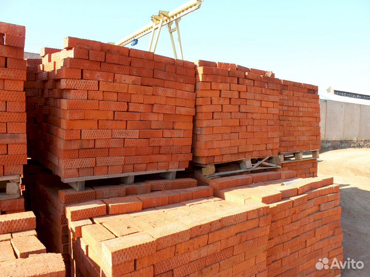 Кирпич красный одинарный 250х120х65 мм