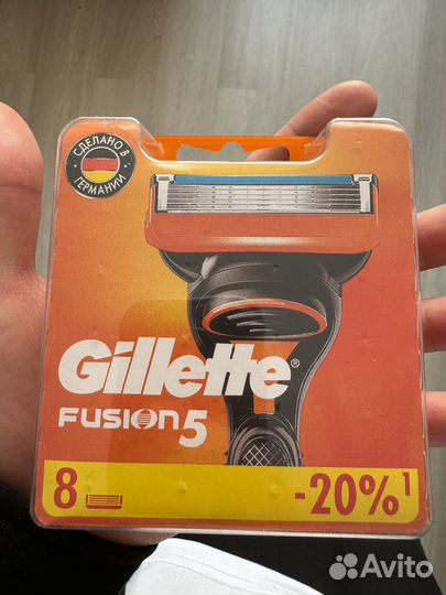 Gillette fusion 5 8шт
