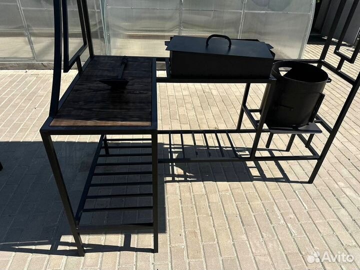 Мангал 170х96х215см