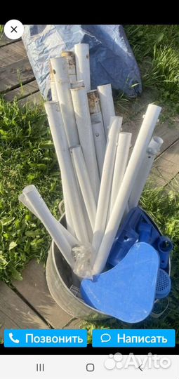 Каркасный бассейн intex бу