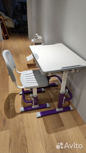 Растущая парта и стул Cubby