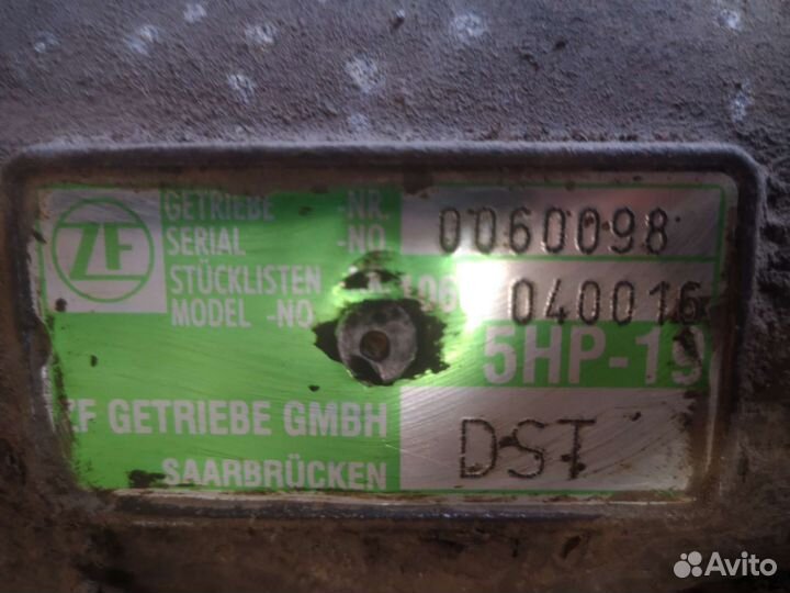 АКПП 5hp-19 dst Audi A6C5 /A4B5 Passat B5