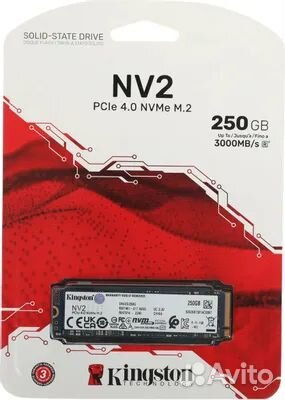 SSD накопитель Kingston NV2 SNV2S/250G 250гб, M.2
