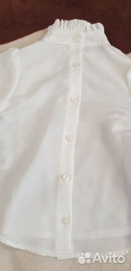 Блузка нарядная для девочки 86