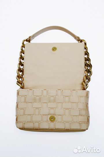 Сумка zara кожа