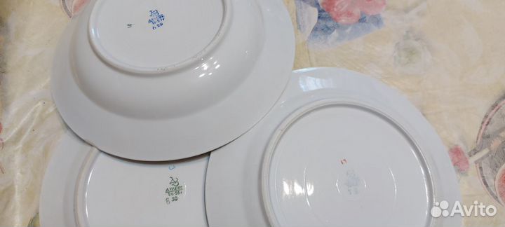 Тарелки СССР Дулево 1955-1957гг