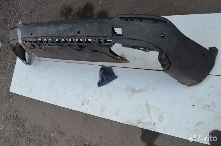 Юбка бампера Mercedes Glc X253 2015 задняя нижняя