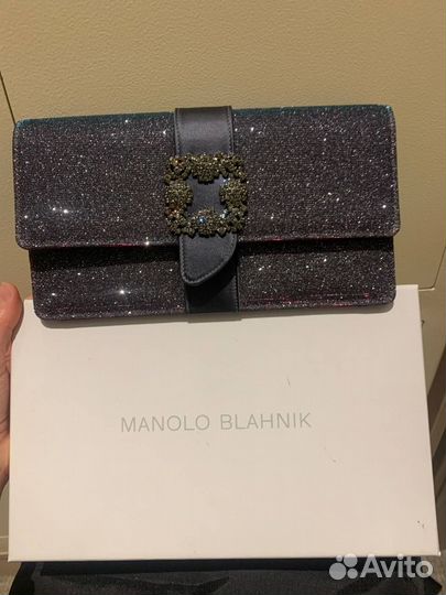 Manolo blahnik клатч вечерний