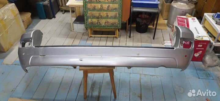 Задний бампер Тойота Ленд Крузер Прадо 120