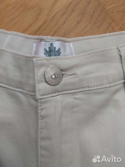 Шорты новые беж джинсовые высокая посадка р.29