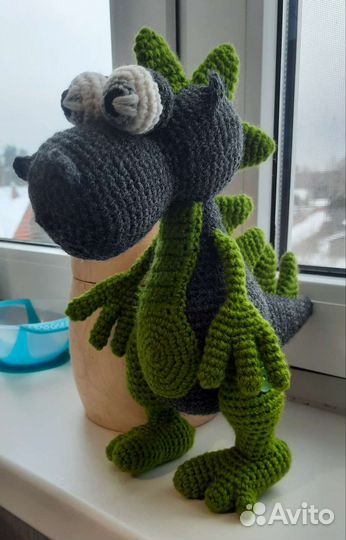 Дракон амигуруми