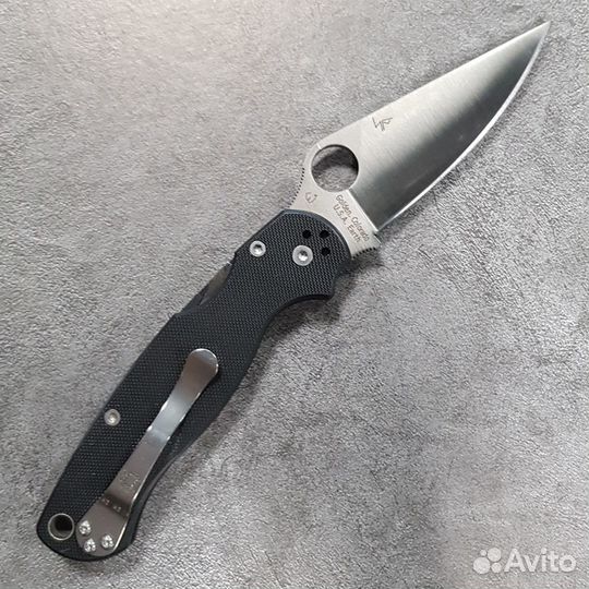 Нож складной Spyderco Paramlitary ст.9Cr18Mov Чёрн