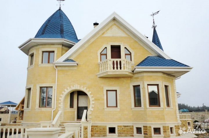 Облицовка дагестанским камнем