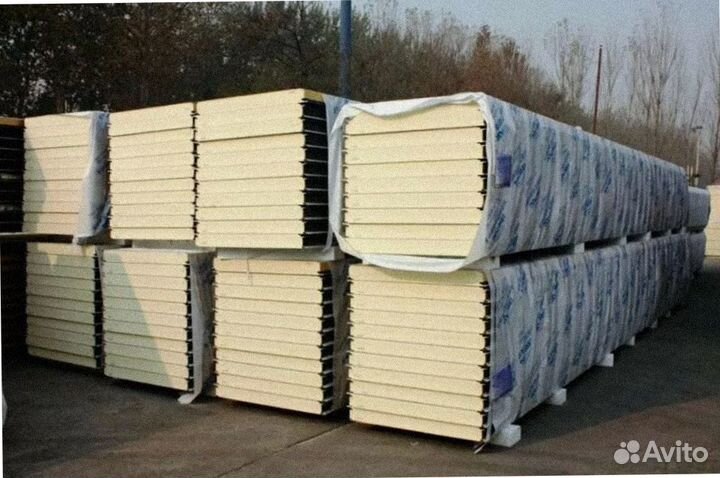 Сэндвич панели для стен PIR от 200 м2