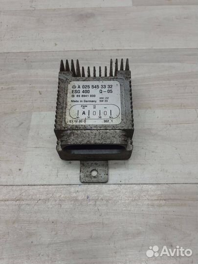 Блок управления вентилятором Mercedes W210