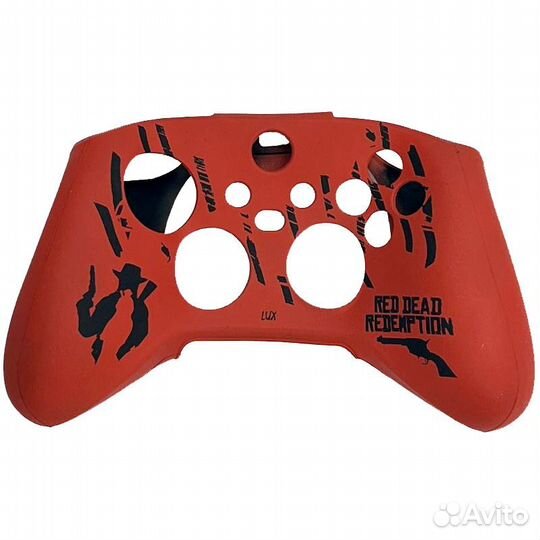 Силиконовый чехол для Xbox Series Controller (Red Dead Redemption) (красный)