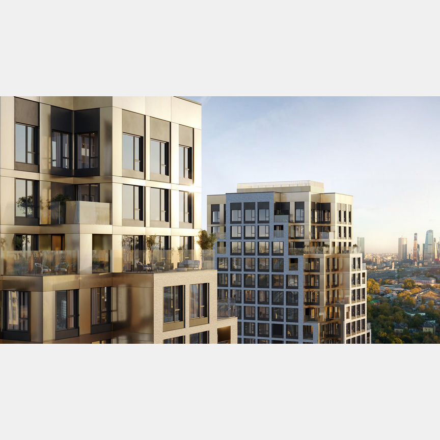 2-к. квартира, 54,3 м², 21/40 эт.