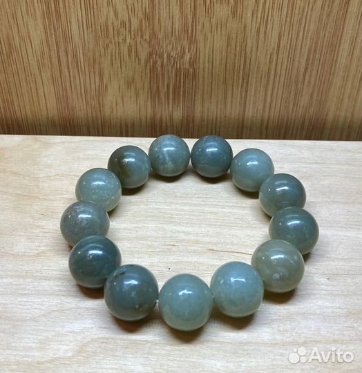 Браслет из нефрита 18 мм