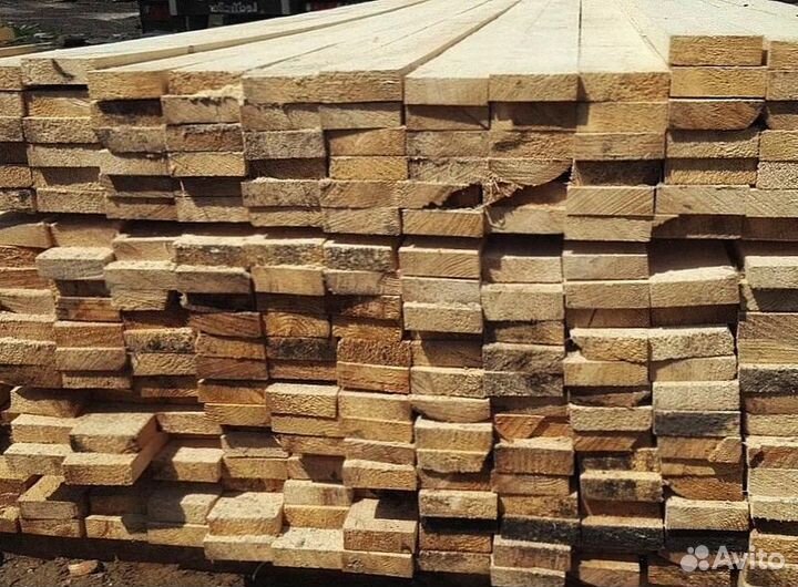 Доска дюймовка 25х100х6000 Для опалубки