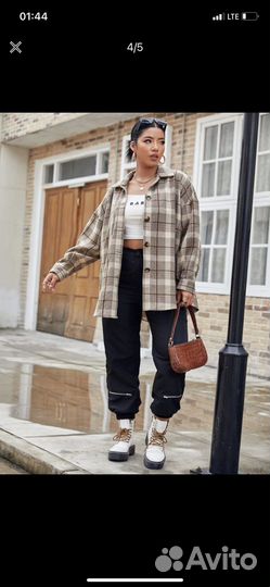 Рубашка женская oversize до 52 размера