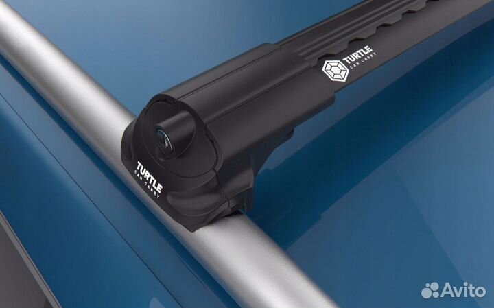 Багажник на рейлинги с просветом Turtle