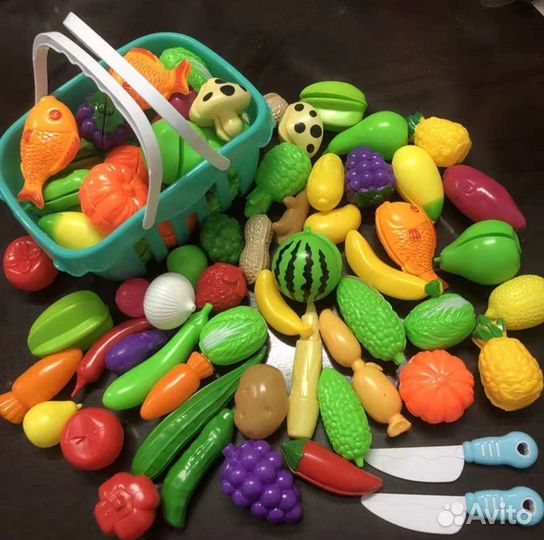 Игровые наборы с тележкой и корзиной