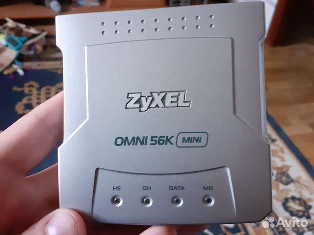 Модем omni zyxel 56k mini