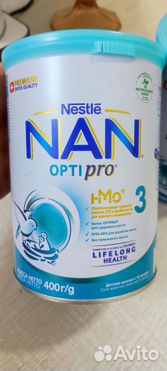 Детская смесь нан оптипро 3