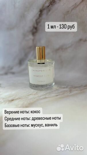 Распив ароматов от Zarkoperfume