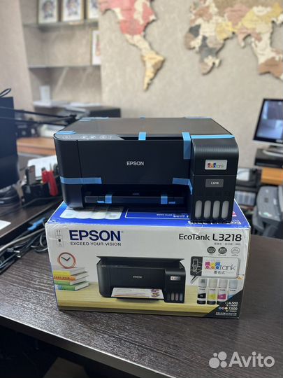 Цветной принтер epson l3218
