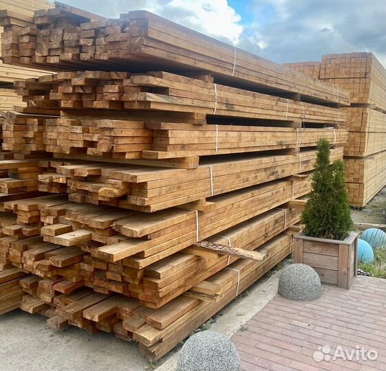 Доска обрезная 1сорт. 50х100х6