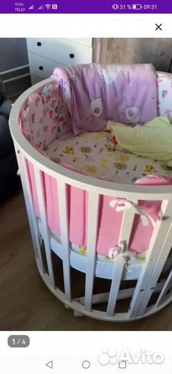 Детская кроватка трансформер 9 в 1