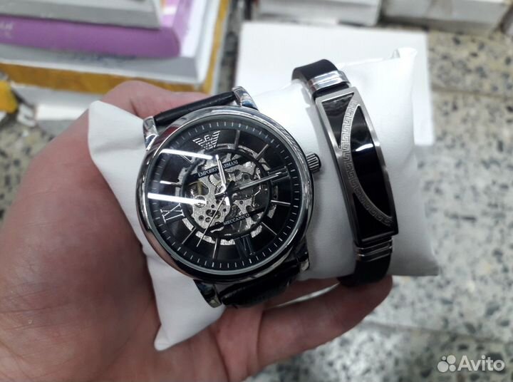 Часы мужские emporio armani механические Skеlеtоn