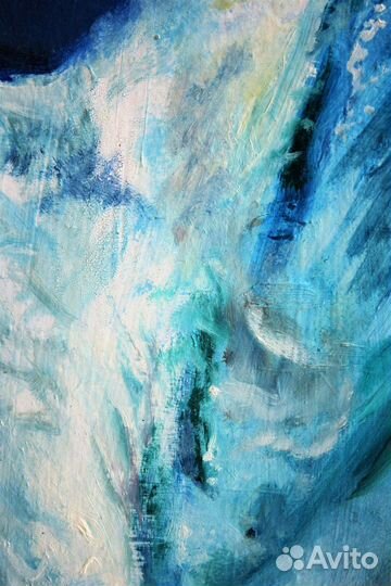 Картина маслом на картоне