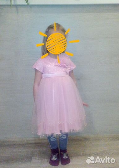 Платье для девочки рост 104