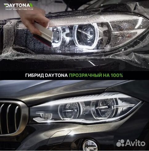 Гибридная пленка для фар 3м х 30см