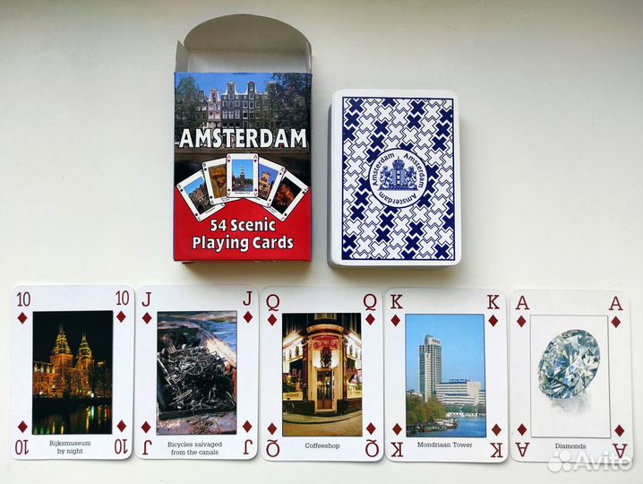 Сувенирные игральные карты Amsterdam