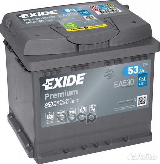 Аккумуляторная батарея EA530 exide